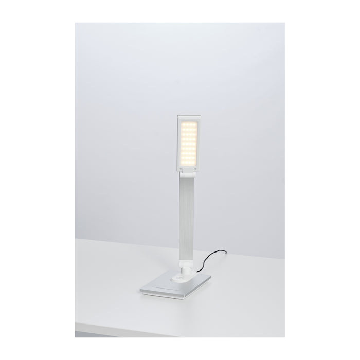Stoo® LED valaisin - Hopea/valkoinen