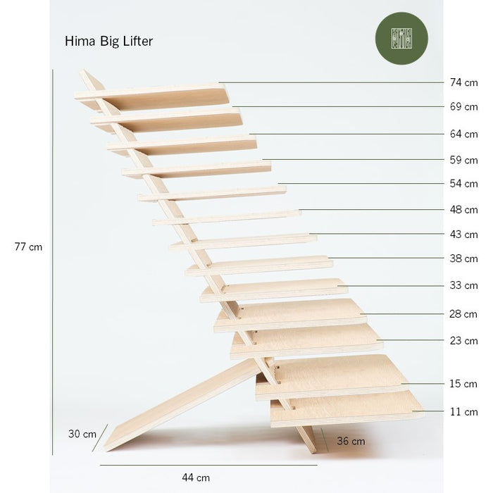 Hima Big Lifter seisomatyötaso - Spirited Oak