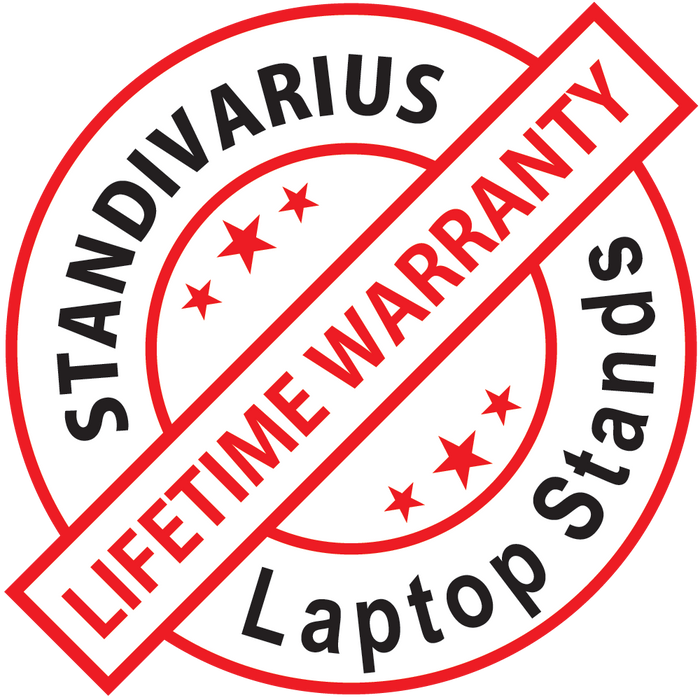 standivarius aero evo kannettavaan kiinnitettävä premium laptop teline